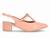 Sapato Piccadilly Sling Back Salto Bloco 739042 33/40 Rose