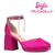 Sapato Salto Alto Piccadilly + Barbie 754009 Pink