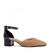 Sapato Salto Bloco Fivela Feminino Beira Rio Preto, Tan