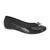 Sapato Sapatilha Feminina Moleca 5726.133 Social Casual Bico Redondo Preto