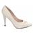 Sapato Scarpin Bico Fino Feminino Off  White. Off white