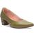 Sapato Scarpin Feminino Confort Verniz Salto Baixo A2.11 B Verde militar