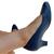Sapato Scarpin Feminino Piccadilly Salto Grosso Confortavel Azul marinho