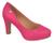 Sapato Scarpin Feminino Vizzano Salto Médio Meia Pata Social Pink gloss