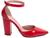 Sapato Scarpin Salto Alto Grosso Bico Fino 9 cm Torricella Vermelho