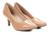 Sapato Scarpin Salto Baixo 4,5 Cm Beira Rio Novo 4076150 Nude verniz