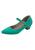 Sapato Scarpin Salto Baixo Grosso Estilo Boneca 36.003 Verde claro