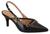 Sapato Scarpin Slingback Verniz Salto Médio Vizzano - 11851124 Preto