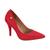 Sapato Scarpin Vizzano 1184.1101 Salto Alto Pelica Vermelho