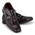 Sapato Social Casual Homem Moderno Bico Quadrado Oxford Modelo Elegante Esporte Fino Marrom