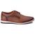 Sapato Social Casual Masculino Derby Estilo Shoes Caramelo