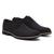 Sapato Social Casual Masculino Derby Oxford Super Leve Preto