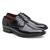 Sapato Social Derby Jacometti Masculino Couro Formal Liso Preto