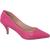 Sapato Social Feminino Scarpin Salto Baixo Fino Confortável Pink