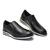 Sapato Social Masculino Casual Esporte Fino Oxford Sapatênis Confortável Macio Sem Cadarço Preto