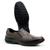 Sapato Social Masculino Clássico Couro Ortopédico Confort Solado Costurado Qualidade Durabilidade 5010 marrom