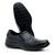 Sapato Social Masculino Clássico Couro Ortopédico Confort Solado Costurado Qualidade Durabilidade 5010 preto
