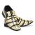 Sapato Social Masculino Com Fivela Cores Diversas Super Confortável Dourado, Preto schi, 853