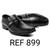 Sapato Social Masculino Couro Costurado Confort Oxford Fivela Cadarço  Preto ref 899