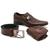 Sapato Social Masculino Kit 4 Em 1 Rafarillo 34011 Mogno mogno