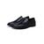 Sapato social masculino mocassim casual de couro legitimo slip on confortavel 38 ao 45 Dn garth preto