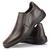Sapato social masculino ortopédico antistress de couro confortavel 37 ao 44 Marrom