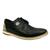 Sapato Social Masculino Oxford Blaqueado Conforto Moderno Preto
