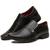 Sapato Social masculino preto estilo italiano numeração 37 ao 44 ref 112 Preto