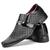 Sapato Social Masculino Preto Moderno Casual Confortável 3D Movelt3d
