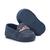 Sapato Tênis Infantil Bebê Estilo Casual Elegante Prático Do 14 Ao 19 Fivela azul