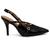 Sapato Vizzano Feminino Scarpin Salto Fino Tendencia Preto