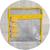 Saquinho Maternidade Plástico Organizador C/Tag Bordado(4un)  Amarelo