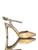 Scarpin Dourado Champagne com detalhes Strass Dourado