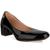 Scarpin Feminino Bico Quadrado Salto Baixo Bloco  A2.07 A Preto