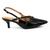 Scarpin Vizzano 1122.885 Sapato Salto Bico Fino Slingback Feminino Preto, Verniz