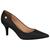 Scarpin Vizzano Feminino Salto Baixo Fino Macio Preto