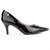 Scarpin Vizzano Salto Medio Verniz Feminino Preto