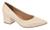 Scarpin Vizzano Salto Robusto Baixo 1220 315 Creme