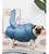 Secador De Cachorro Pet Banho Roupa Saco Dog Dryer Tosa Azul-claro