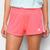 Short Adidas Pace 3 Stripes Knit Feminino Rosa, Branco