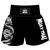 Short Calção Muay Thai Silver Dragon - Fb-3017 - Unid Preto