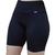 Short de Piscina Feminino Bermuda de Praia Hidroginástica UV50+ Roupa Evangélica Preto