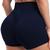 Short Empina Bumbum Shortinho Treino Fitness Academia Zumba Azul marinho