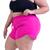 Short Feminino Plus Size Tamanho EX Grande Bermuda Soltinha Pink