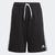 Short Infantil Adidas Essentials 3 Stripes Masculino Preto, Branco