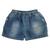 Short Jeans infantil fem Look Corações Jeans corações