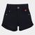 Short Jeans Infantil Malwee Comfort Feminino Marinho