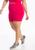 Short legging Curto Suplex Cos Alto Academia  Feminino Plus Size Pink