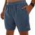 Short Lupo 76465 LSport AM Fit Confort Esportivo Masculino Com Bolso e Cueca Interna Azul