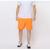 Short masculino bermuda poliéster roupas masculinas Laranja neon